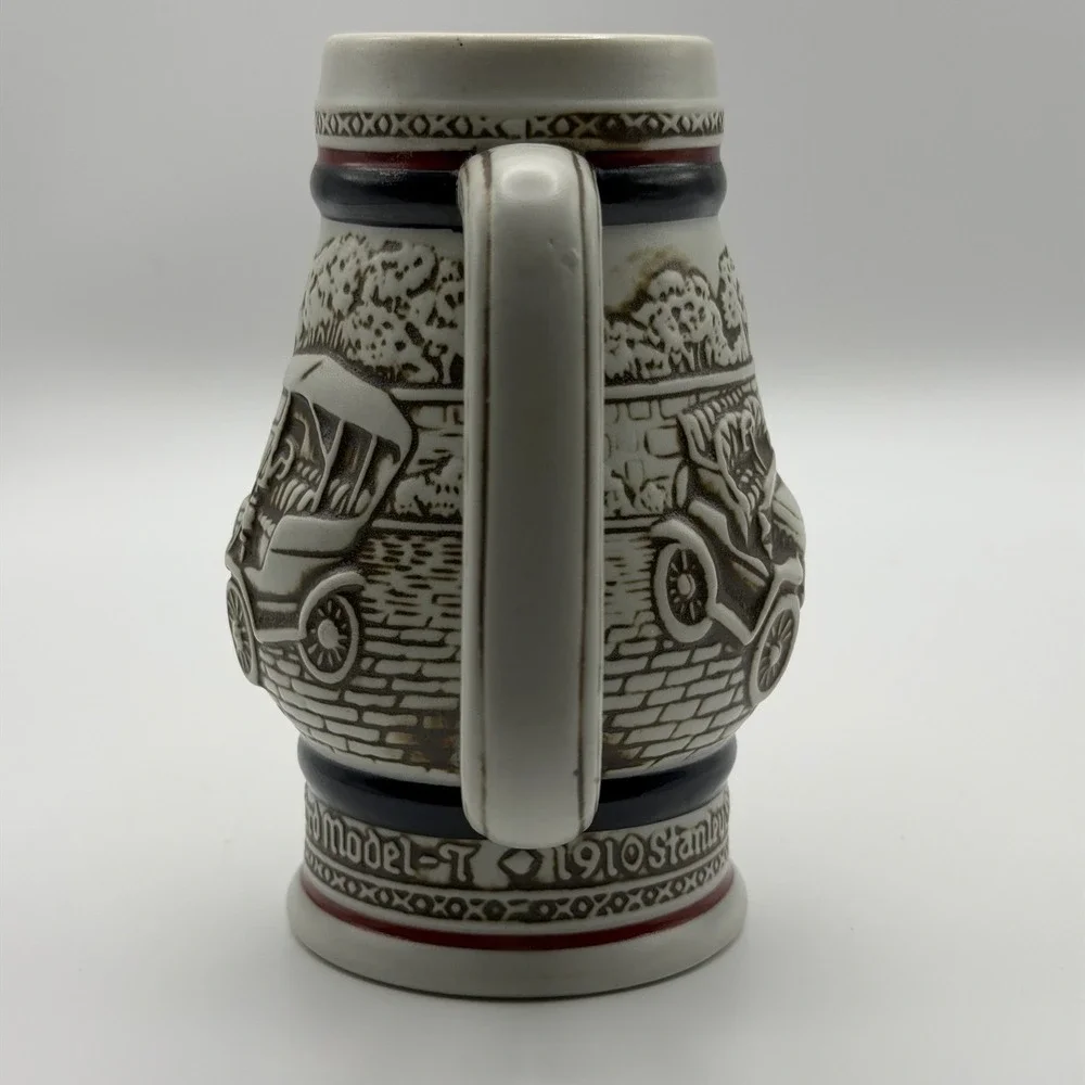 Vintage Car Mug Handcrafted 1982 Avon Classic Automobile Beer Stein Cup‎